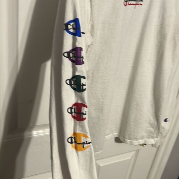 🔥🔥 CHAMPION Long Sleeve Graphic Tee - Men Sz Medium - Good Used Condition - Picture 4 of 11